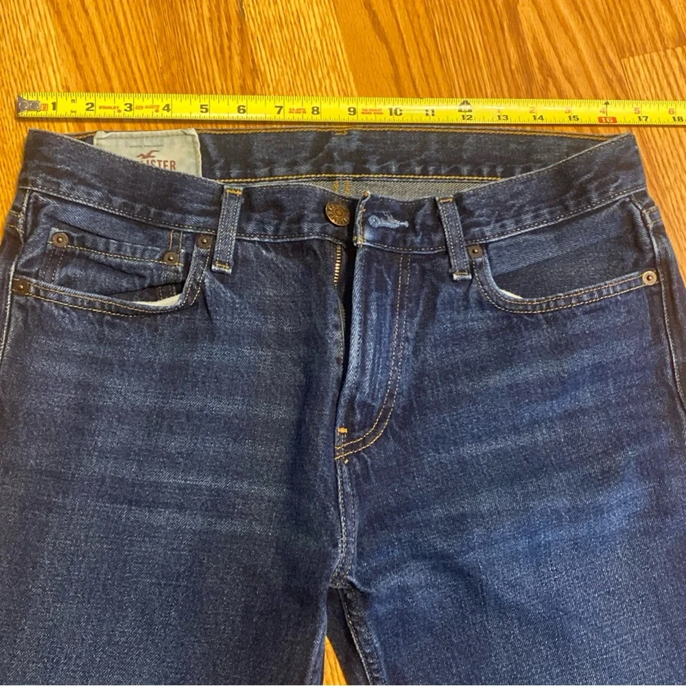 Hollister Denim Jeans Men’s 32x32 Dark Wash Classic Straight The Hollister EUC - Picture 7 of 10